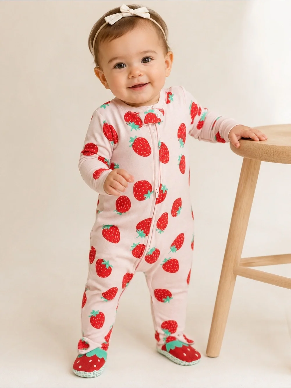 Carter's Girls 2-Piece Floral & Strawberry Matching Set - Pink & Mint